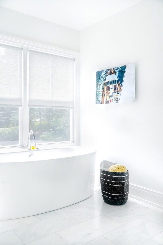 Bright White Kids Bath Space