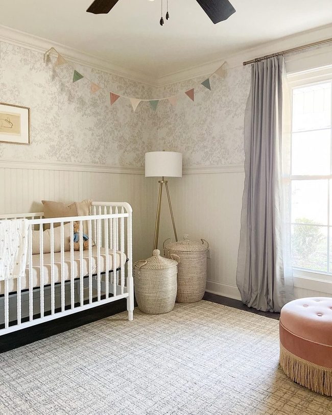 Warm Gray Nursery Walls