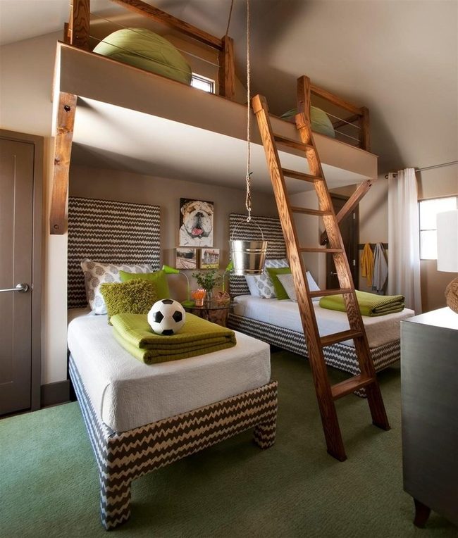 Green Twin Bedroom Oasis