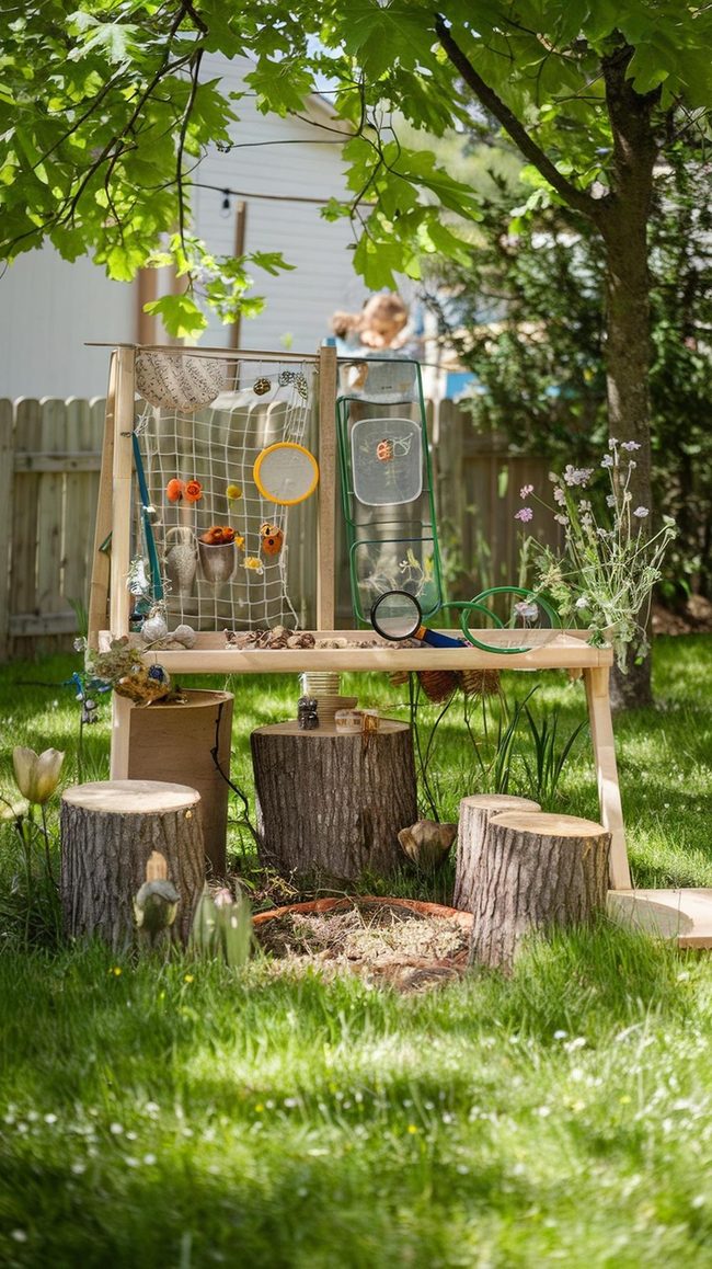Backyard Bug Discovery Station