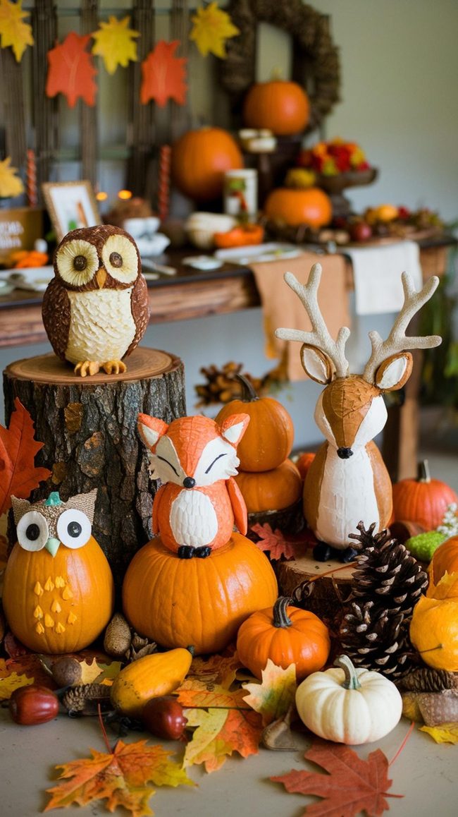 Autumn Animals Woodland Celebration
