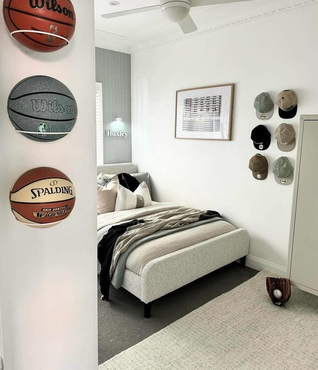 Basketball Collectibles Statement Bedroom