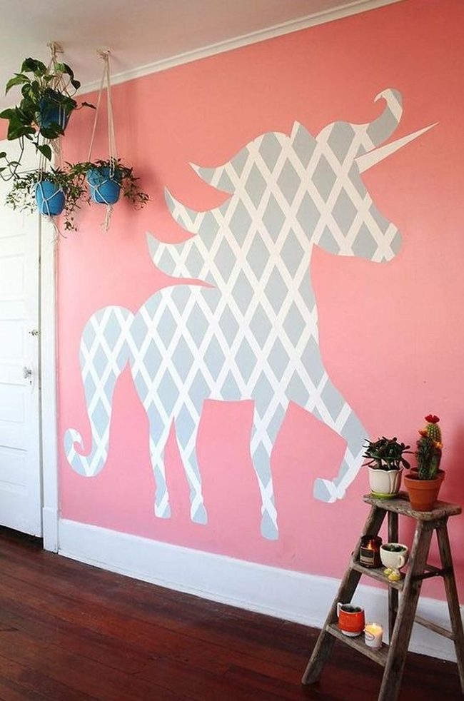 Pink Walls Unicorn Diamond