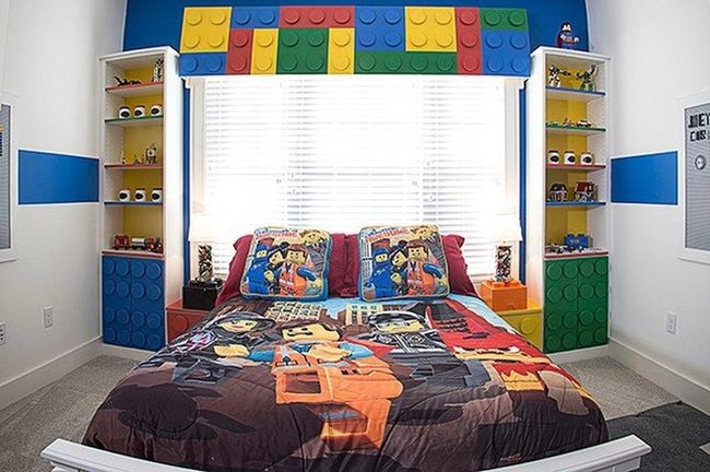 Colorful Lego Brick Paradise