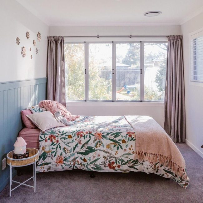 Soft Florals Meet Tranquil Blue