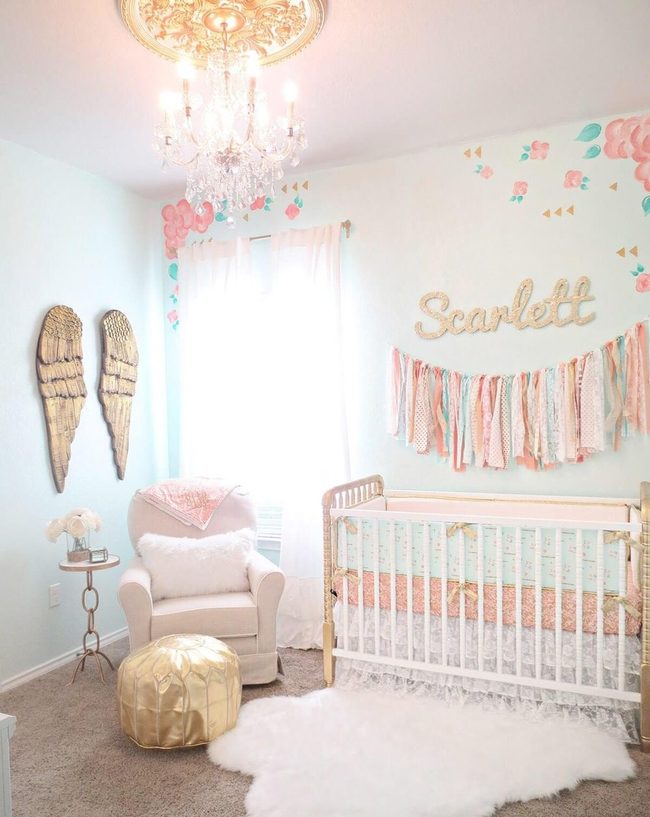 Gold Confetti Nursery Sparkle