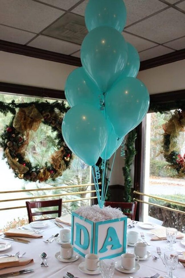 Blue Balloon Baby Celebration