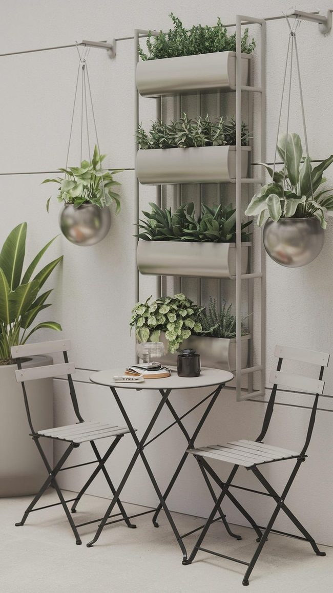 Compact Bistro in Pale Gray