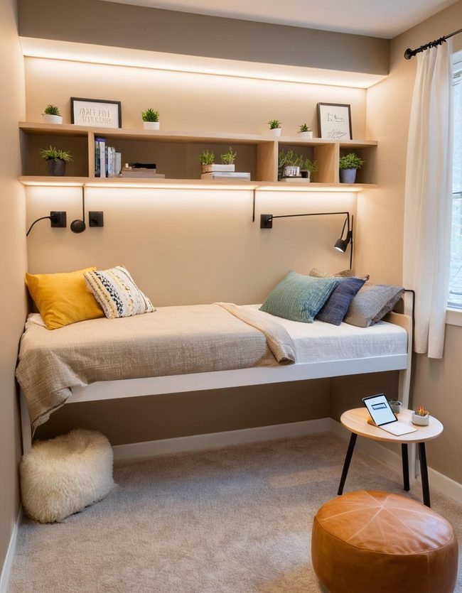 Layered Lighting Transforms Dorm Spaces
