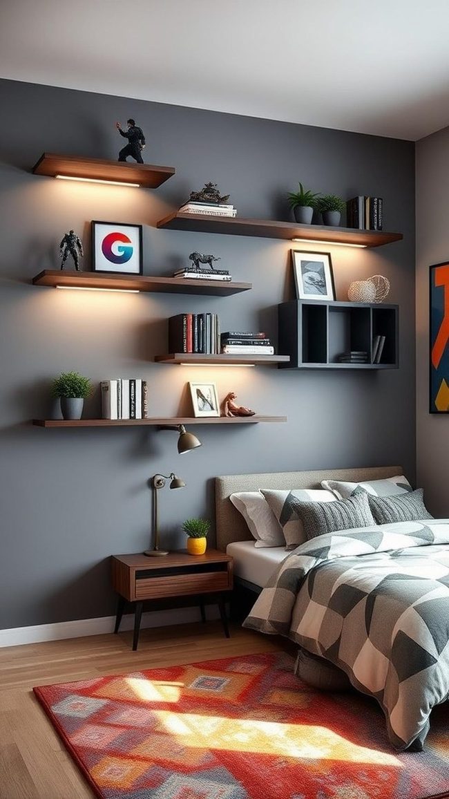 Floating Shelves Display Personality