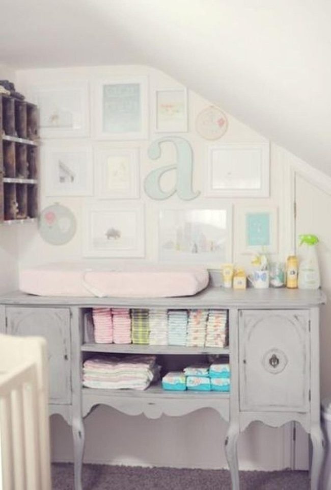 Soft Pastels, Light Wood Nursery