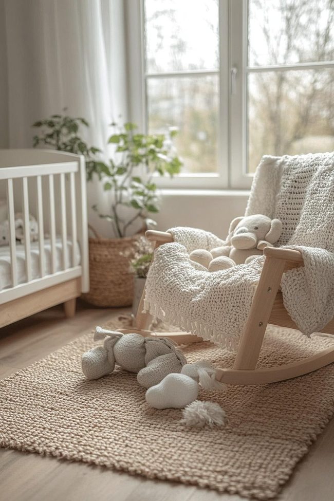 Lamp Wood And Pastels Nursery