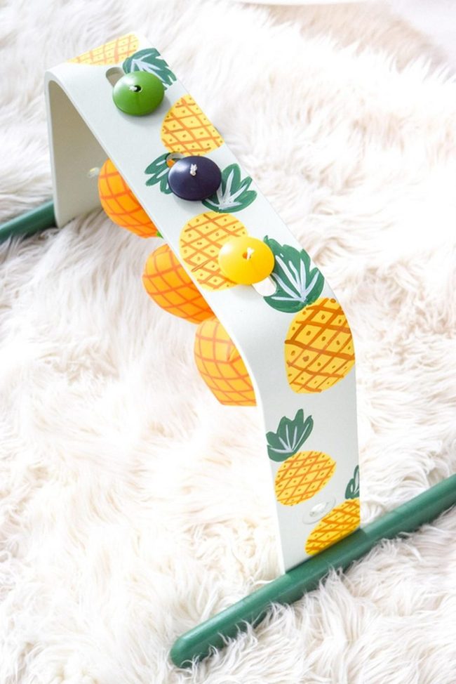 Yellow Pineapple Tambourine