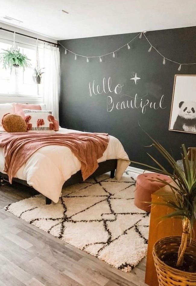 Dark Chalkboard, Pink Dreams