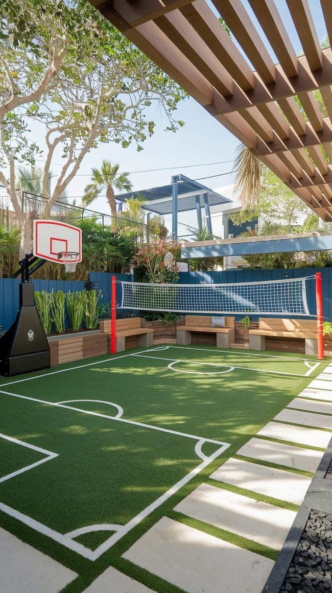 Backyard Sports Zone Green Turf