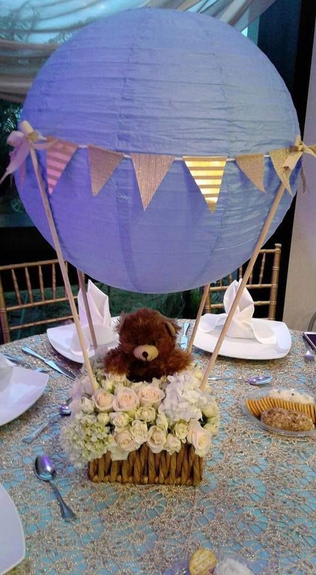 Purple Balloons, Teddy, Gold Sparkle