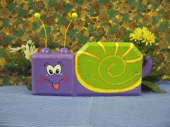 Whimsical Snails From Household Scraps