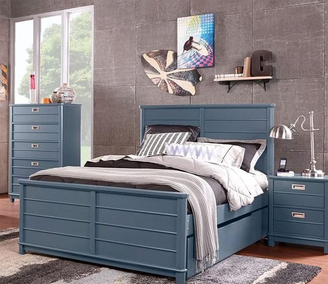 Cadet Blue Concrete Harmony