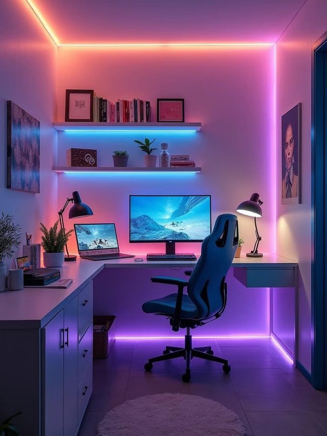 Phone-Controlled Led Ceiling Lights