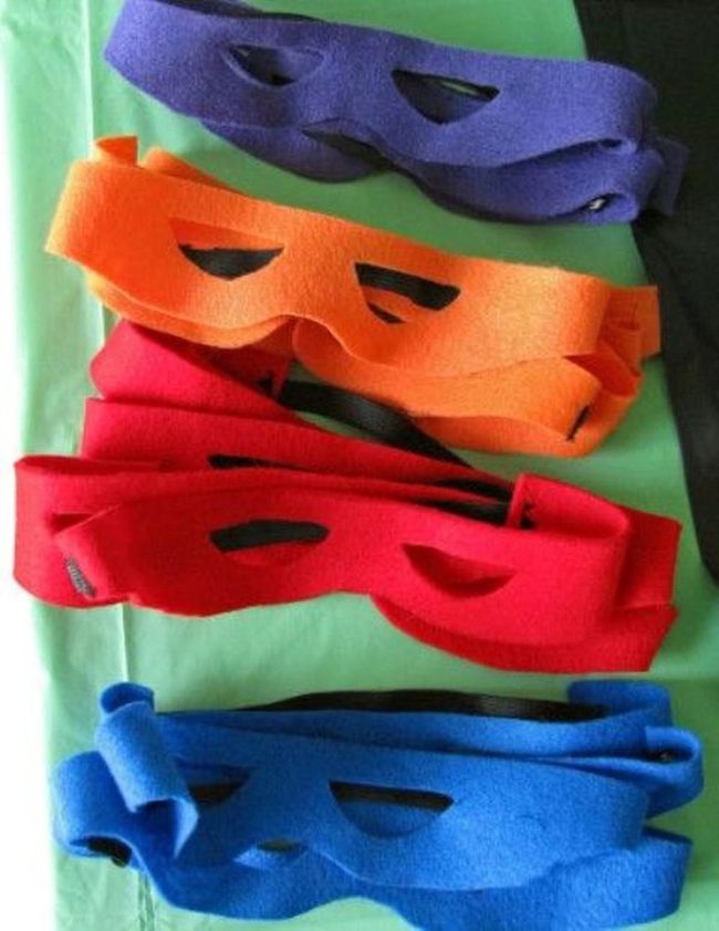 Multicolor Felt Party Masks