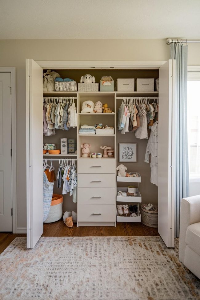 Shelves That Grow With Baby