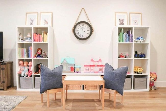 Rainbow Book Wall For Kids