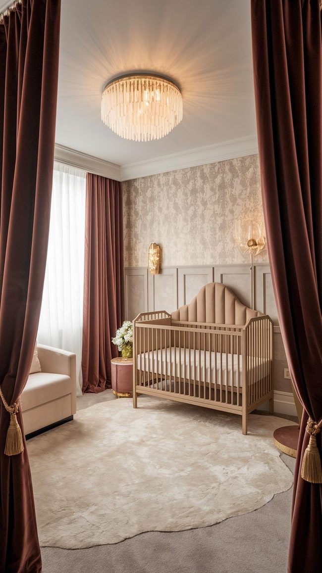 Neutral Tones With Designer Crib