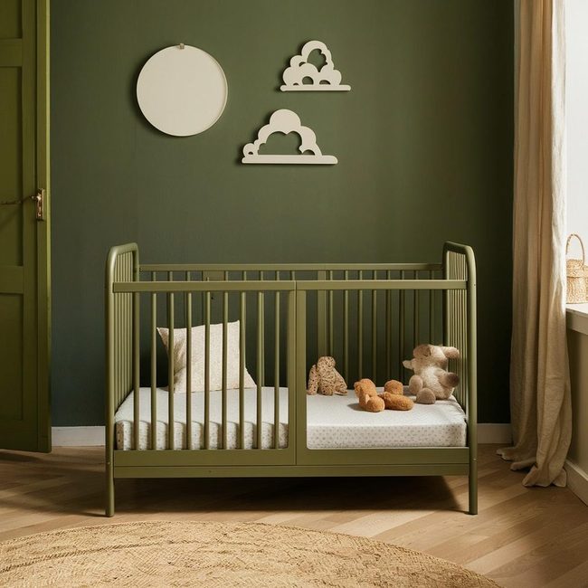 White Timber Crib Safety