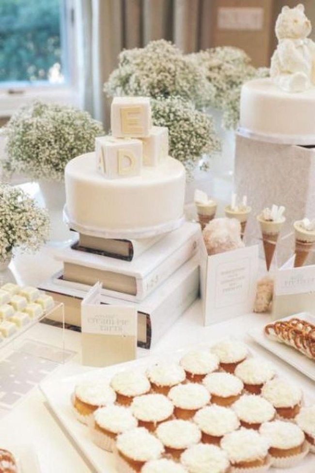 White Cake Book Towers