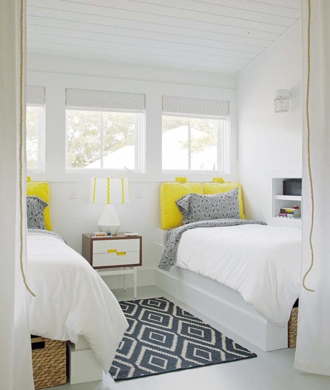 Sunny Yellow Twin Room