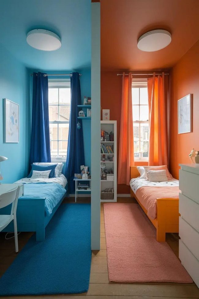 Dual Tone Sleeping Quarters Sides