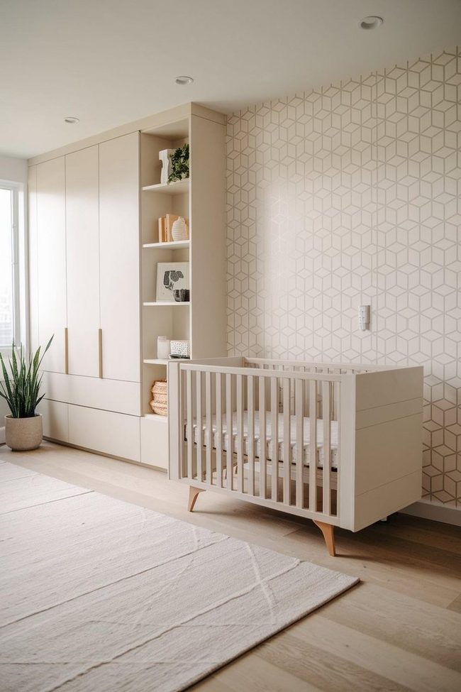 Neutral Geometry Nursery Space