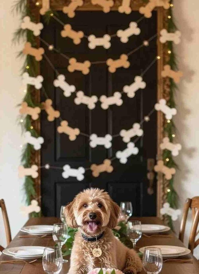 Cutout Dog Bone Garlands