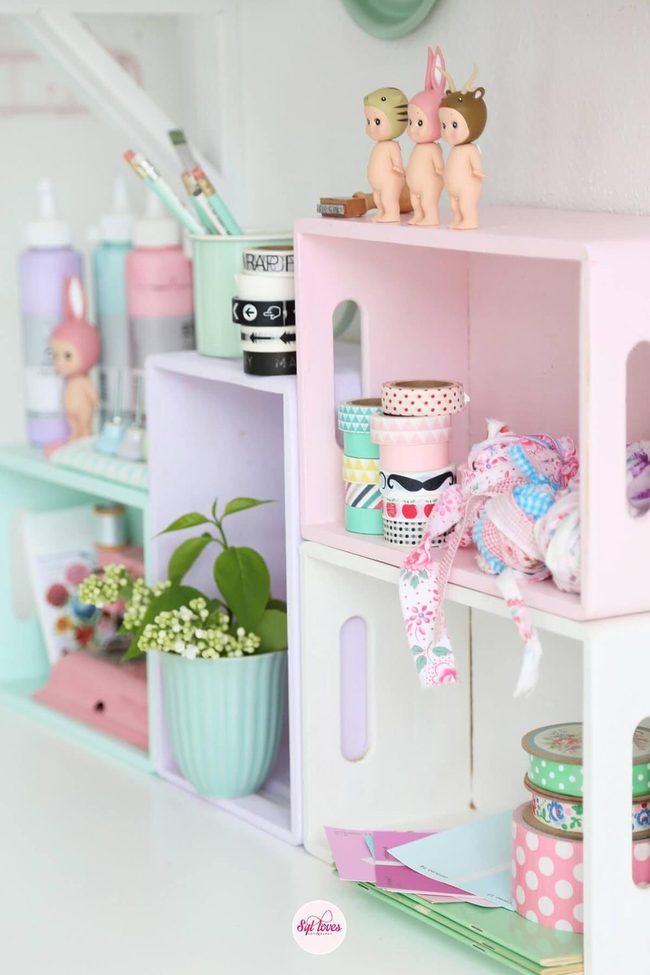 Colorful Crates, Organized Kids