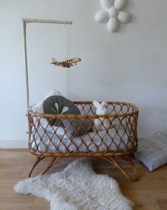 Wood Airplane Mobile Nursery