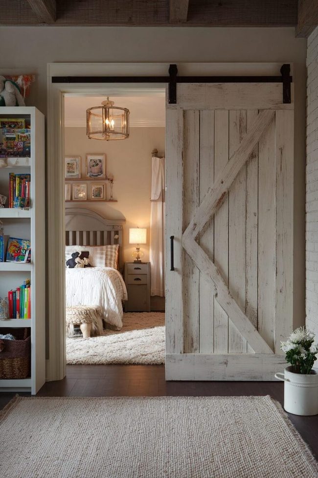 Wooden Barn Doors For Siblings