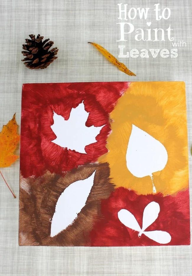 Golden Leaf Print Stamping