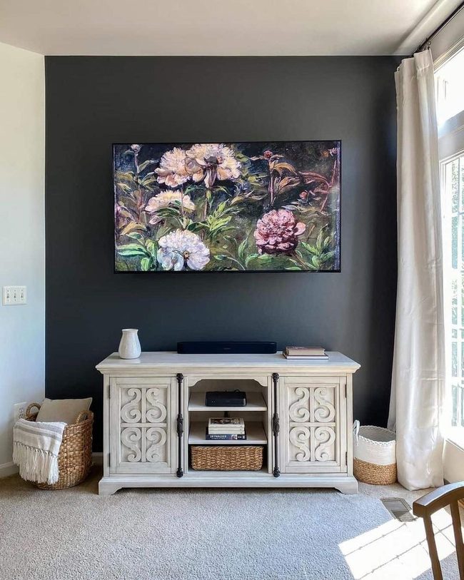 Dark Wall Boho Farmhouse