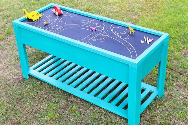 Pastel Sand And Water Play Table