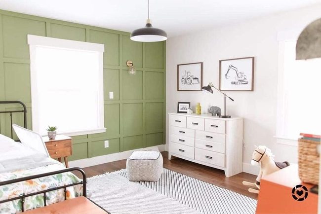 Green Construction Toddler Room
