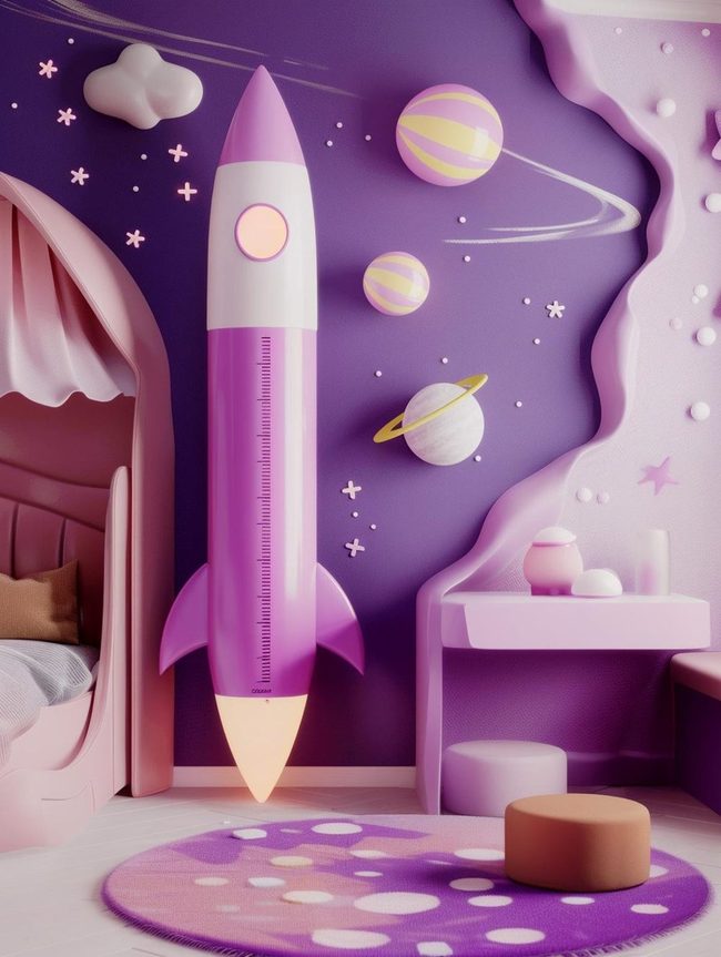 Space Theme Nursery Wall Panels Inspiration