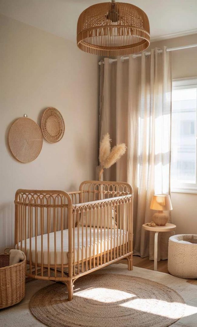 Woven Rattan Crib Anchor