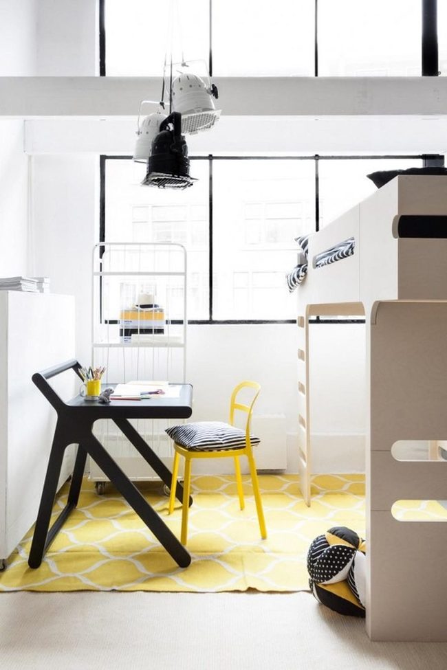 Sunshine Yellow Modern Bedroom