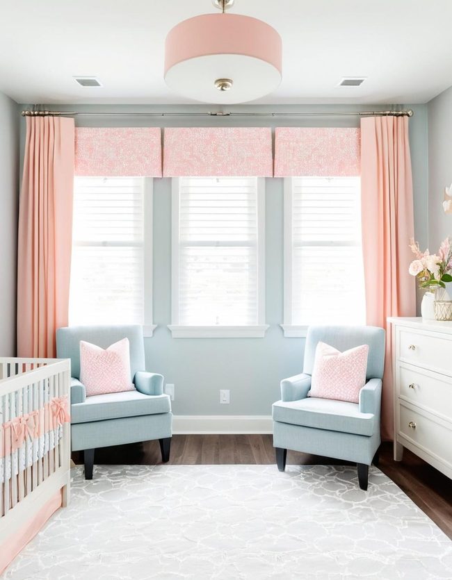 Soft Curtains Gentle Nursery Lantern Control