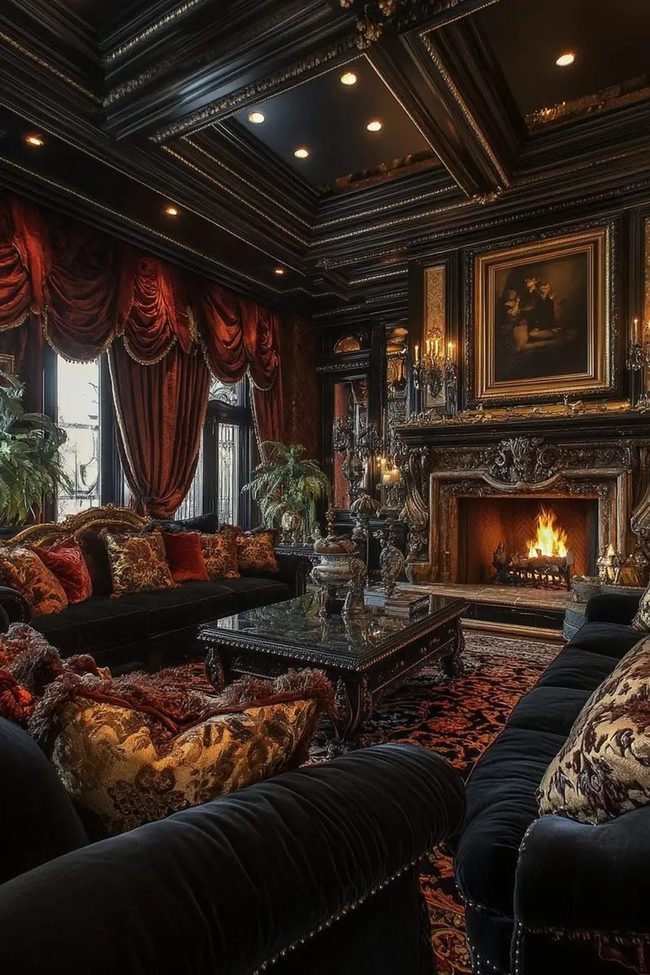 Deep Velvet And Firelight