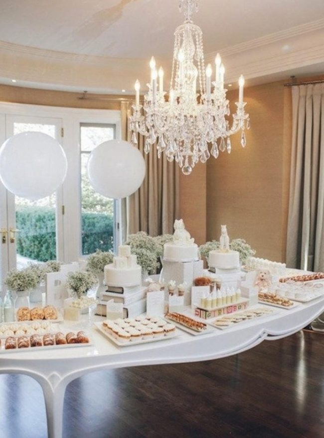 White Balloons, Green Garden View