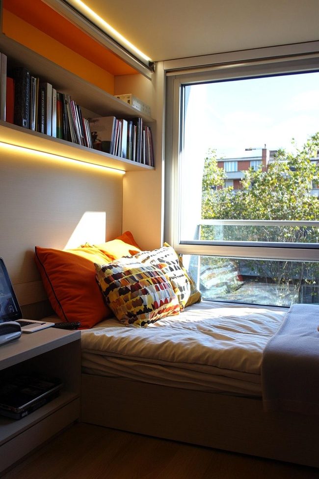 Compact Memory Foam Sofa Bed