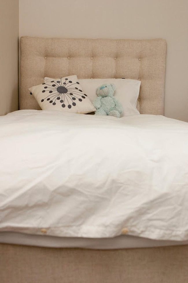 Soft Beige Bedroom, Natural Light