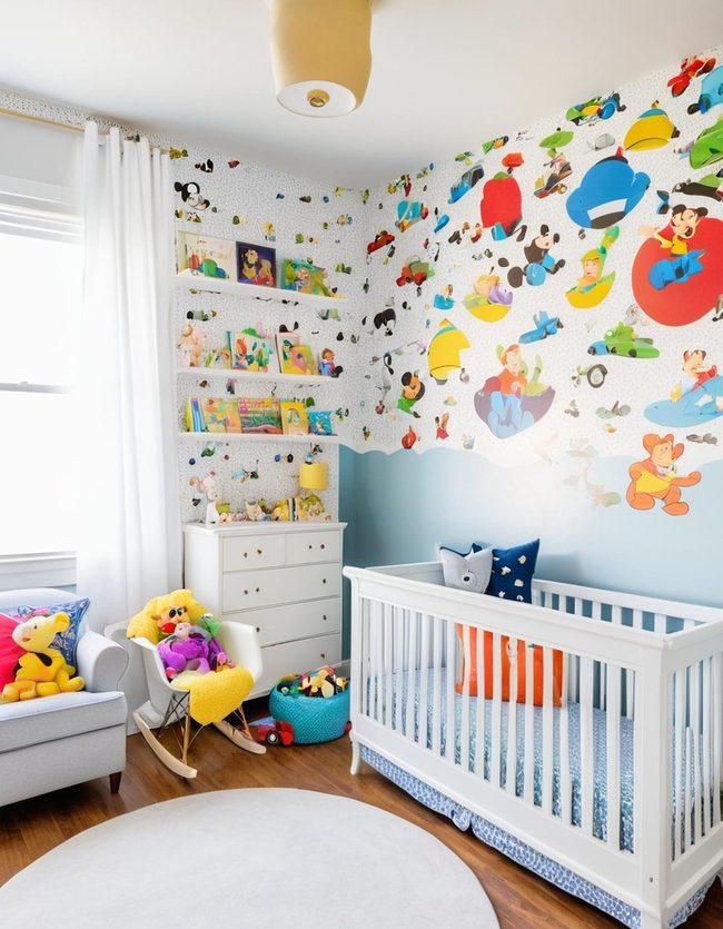 Cartoon Characters Pop Kids Walls