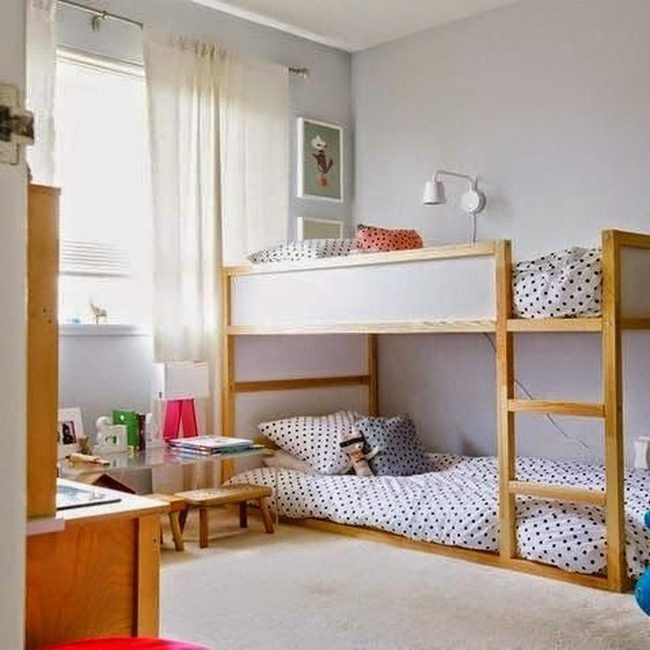 White And Black Polka Dot Bunk